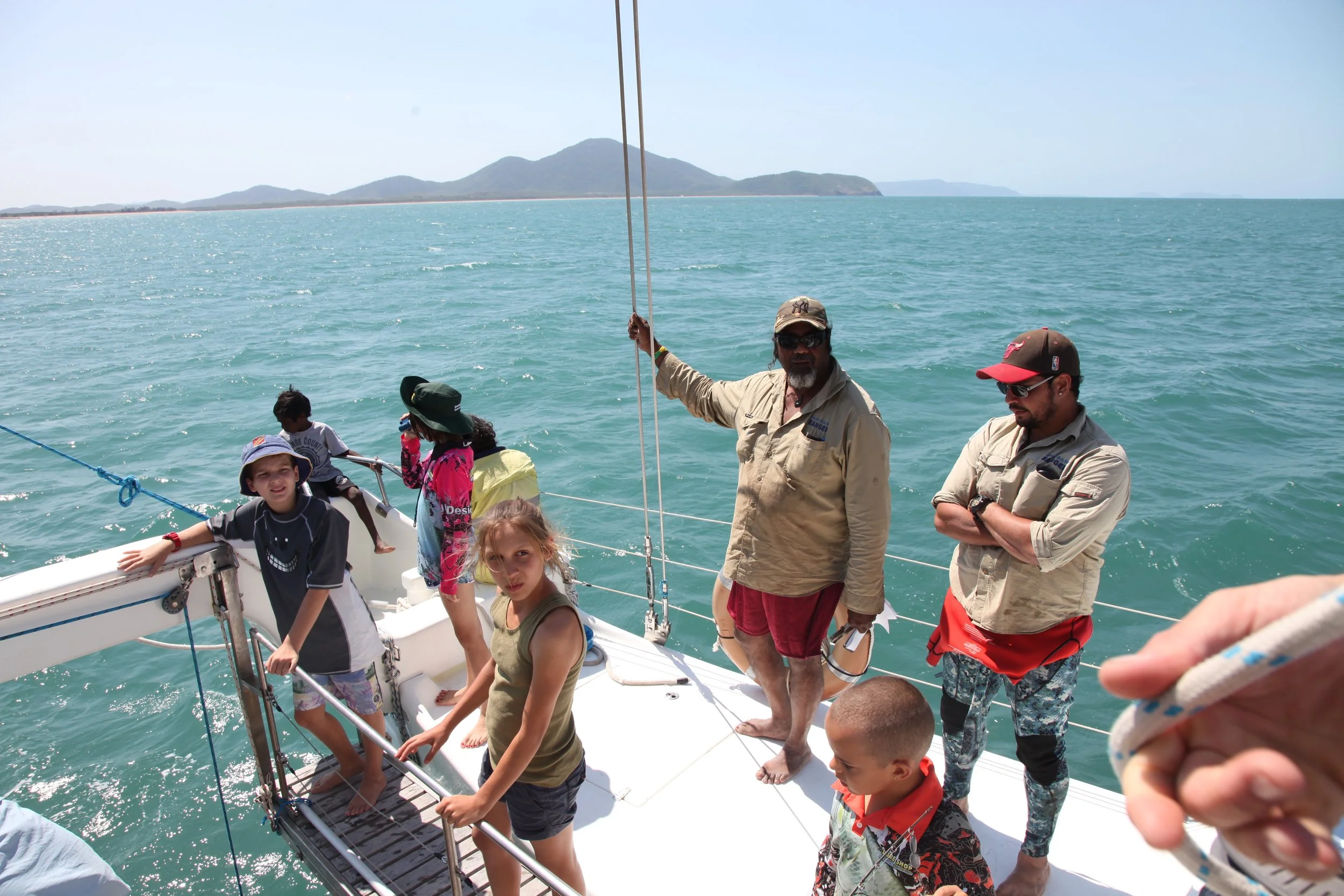 Pelican 1 in tropical waters — Hope Vale country
